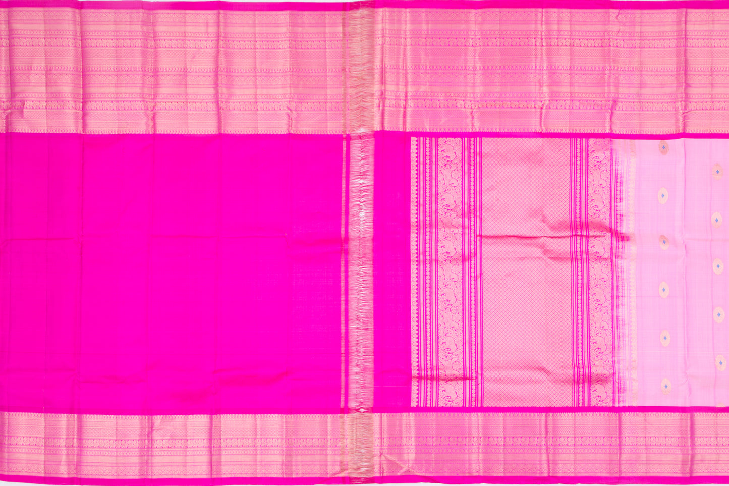 Taranga Kanchi Silk Butta Pink Saree