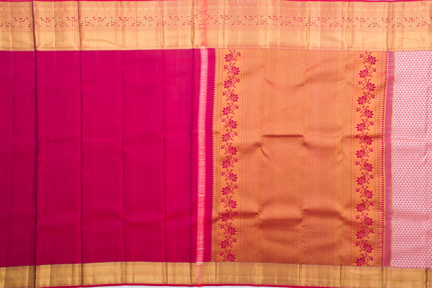 Taranga Kanchi Silk Brocade Pink Saree