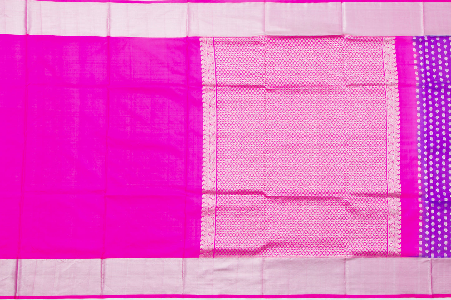 Venkatagiri Silk Brocade Purple Saree