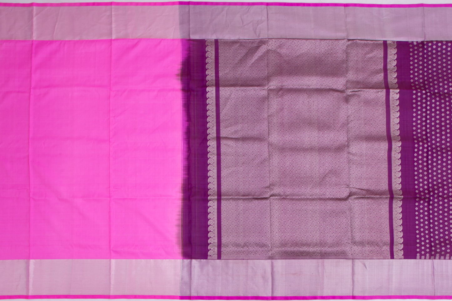 Venkatagiri Silk Brocade Purple Saree