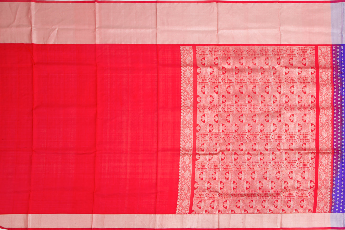 Venkatagiri Silk Brocade Dark Blue Saree