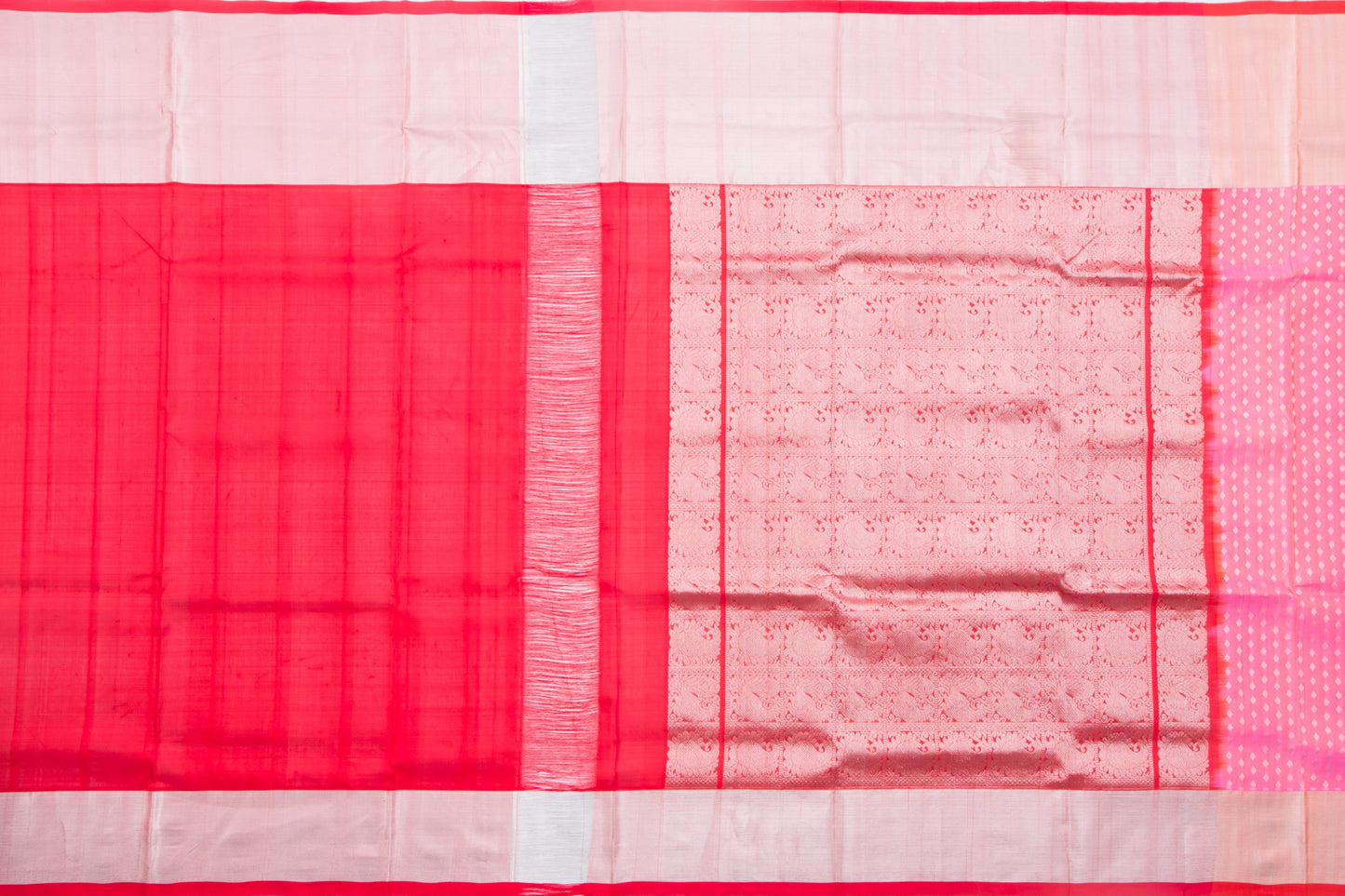 Venkatagiri Silk Brocade Pink Saree