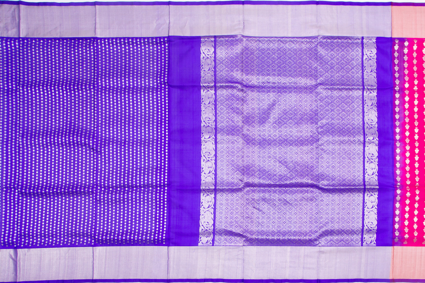 Venkatagiri Silk Brocade Pink Saree