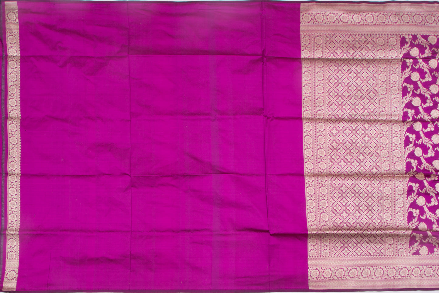 Banarasi Silk Jaal Purple Saree