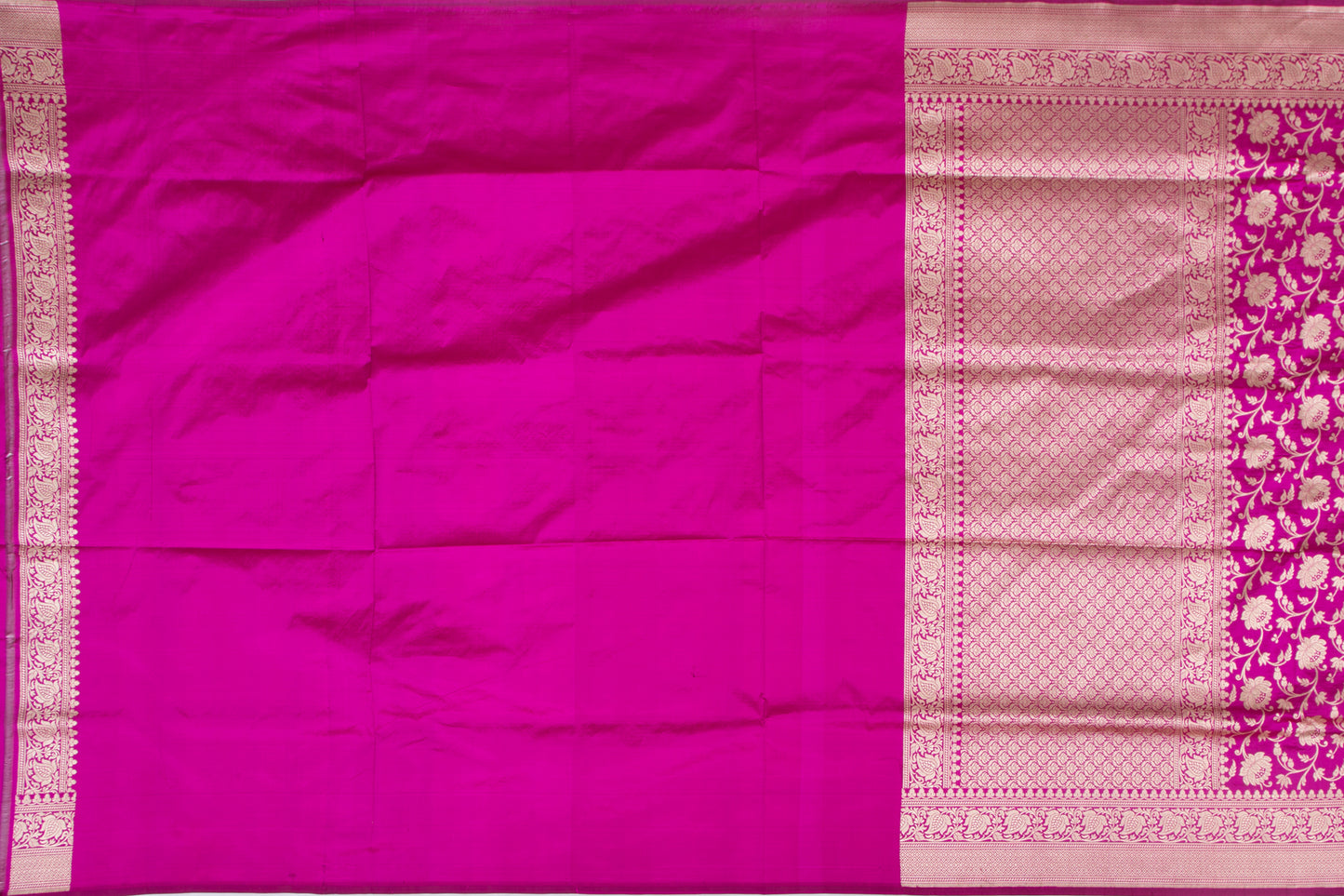 Banarasi Silk Jaal Purple Saree