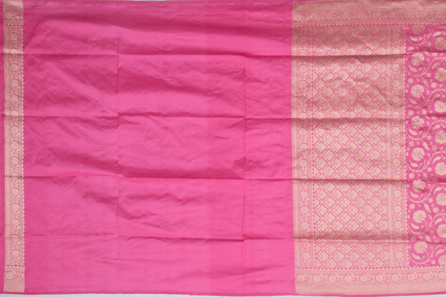 Banarasi Silk Jaal Pastel Pink Saree
