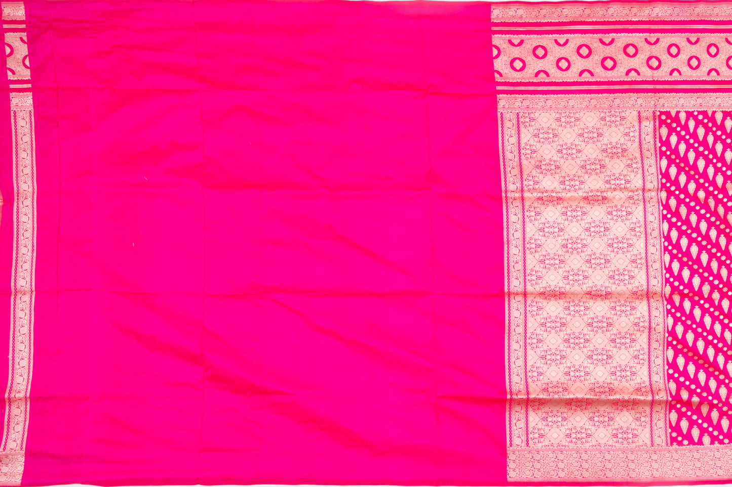 Banarasi Silk Brocade Pink Saree