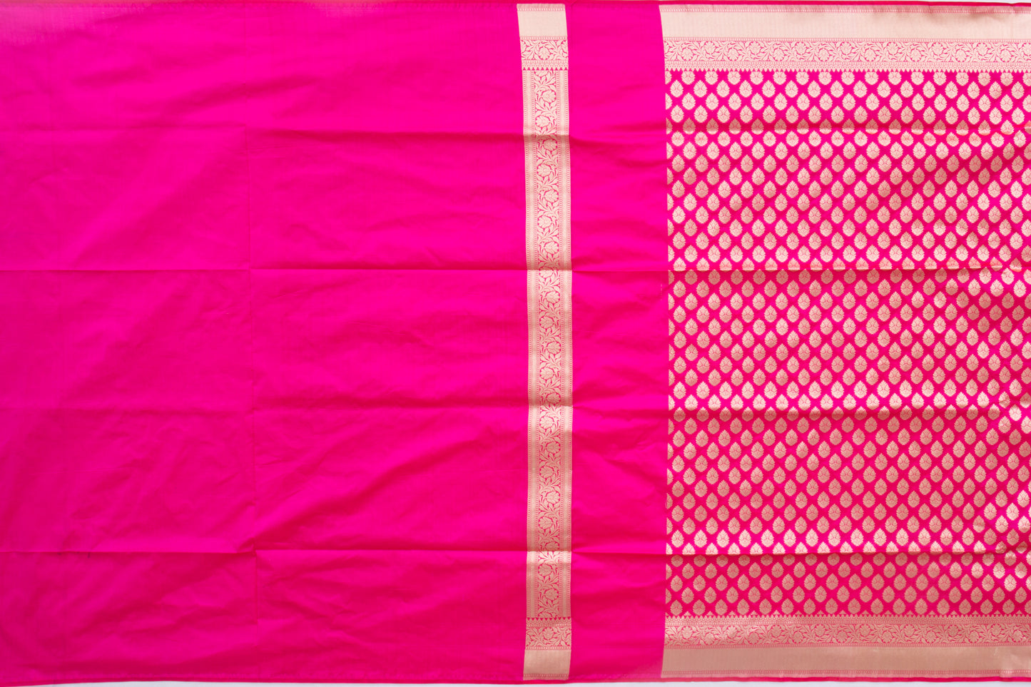 Banarasi Silk Brocade Pink Saree
