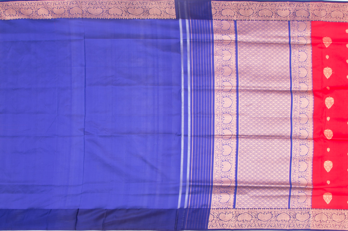 Banarasi Katan Silk Butta Red Saree