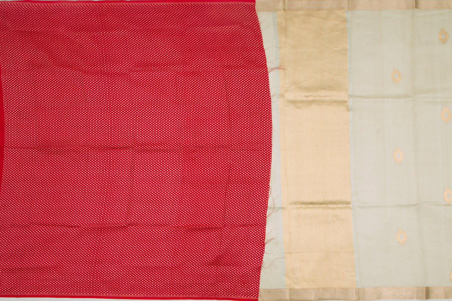 Banarasi Silk Butta Pastel Yellow Saree