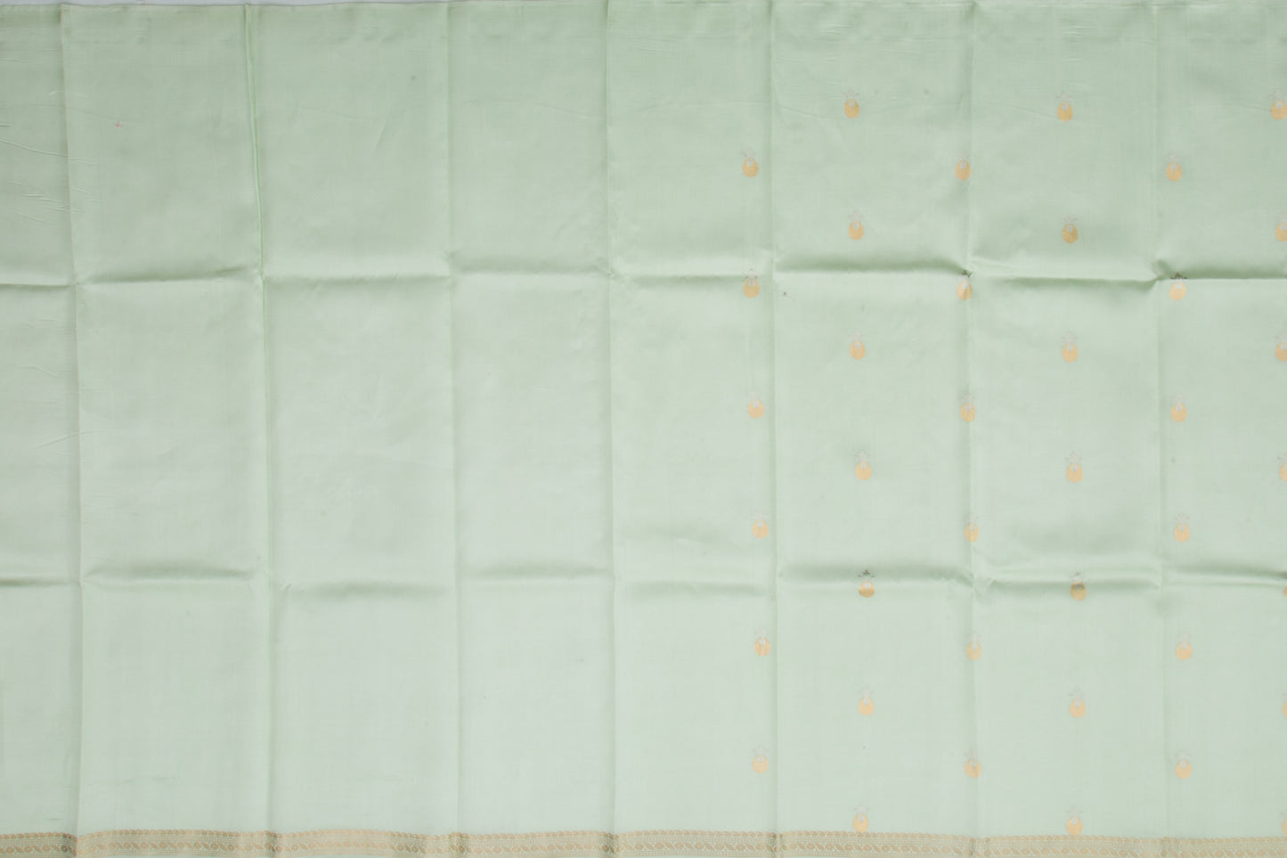 Banarasi Silk Butta Pastel Green Saree