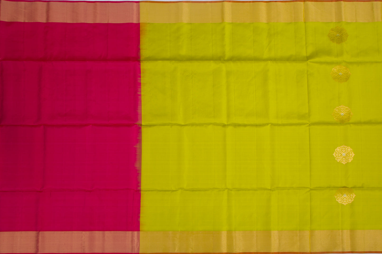 Coimbatore Silk Butta Green Saree