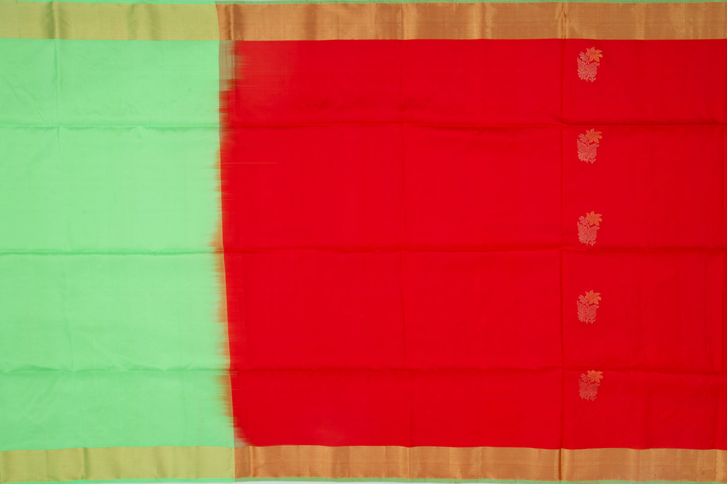 Coimbatore Silk Butta Red Saree