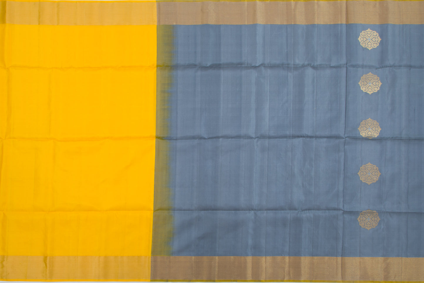 Coimbatore Silk Butta Grey Saree