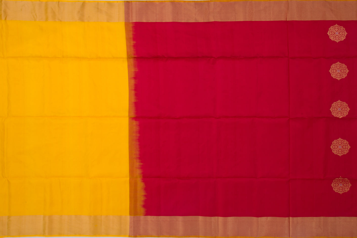 Coimbatore Silk Butta Red Saree