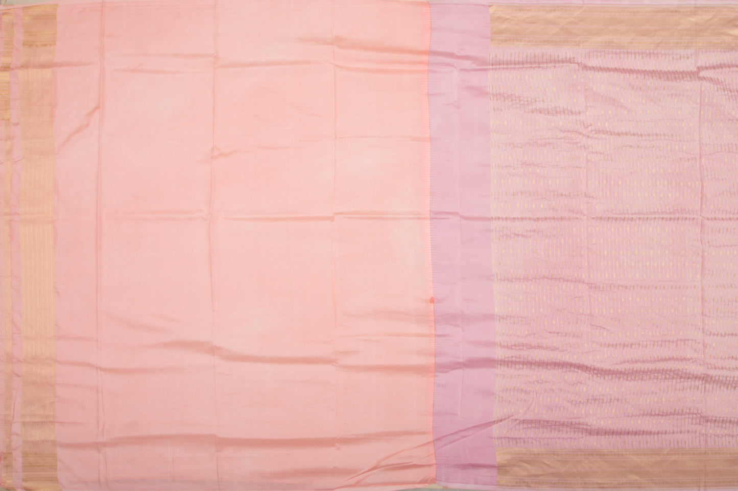 Banarasi Silk Lines Baby Pink Saree