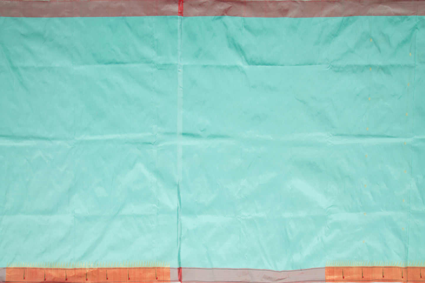 Paithani Silk Butta Sky Blue Saree