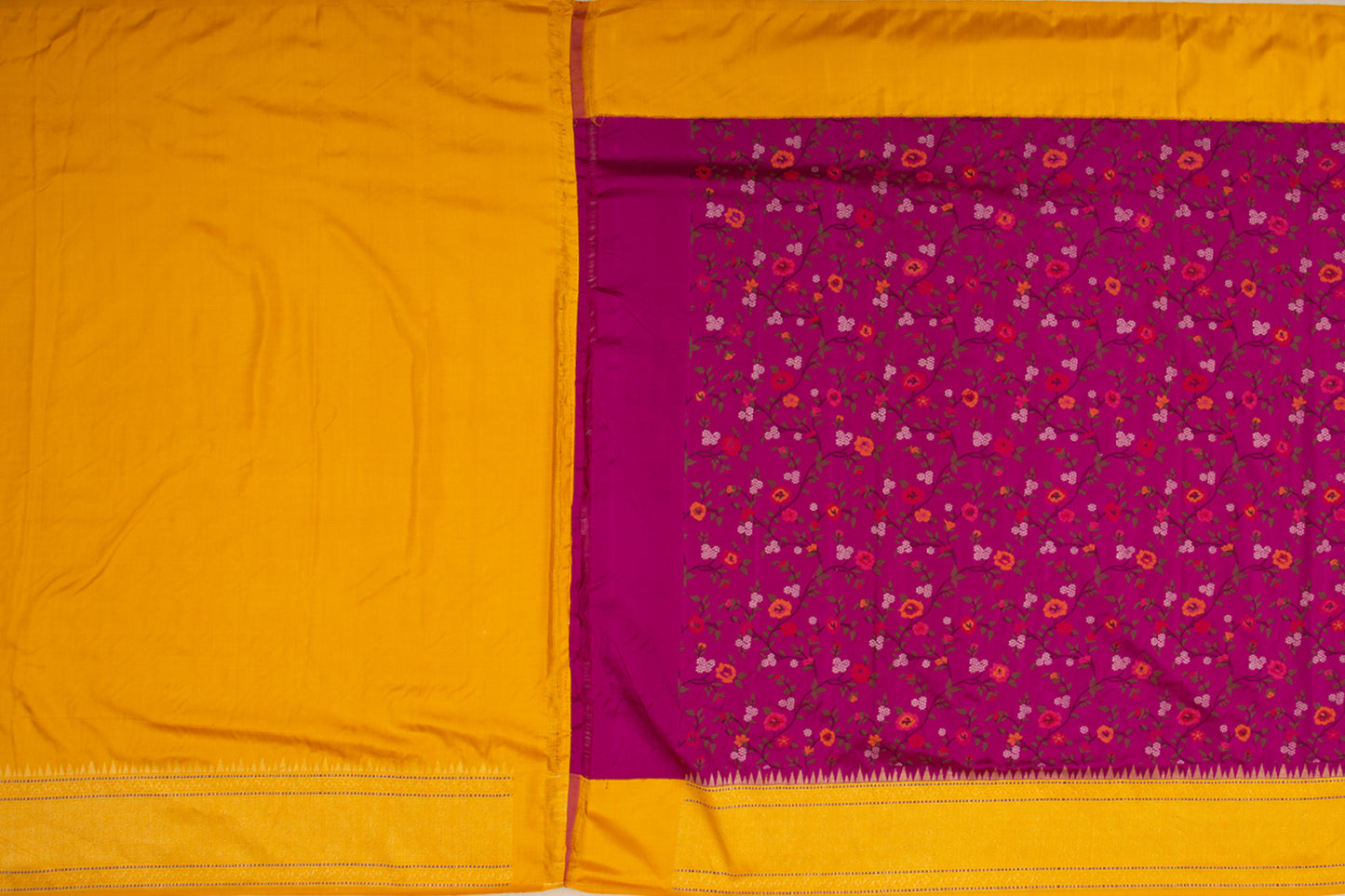 Banarasi Silk Jaal Purple Saree