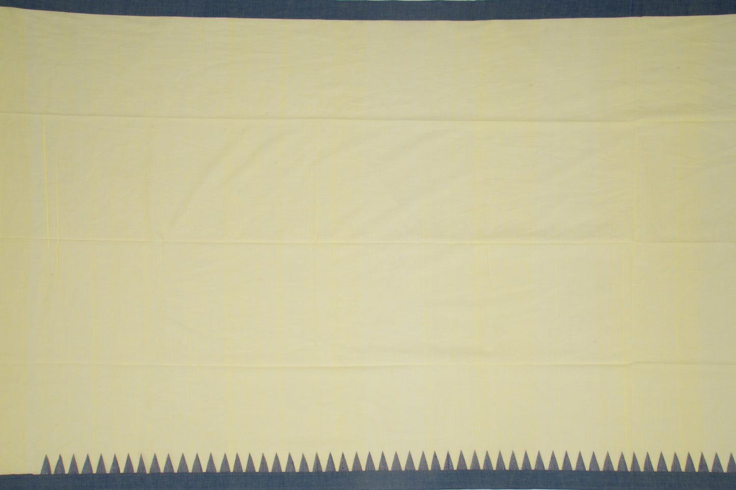 Phulia Cotton Plain Yellow Saree