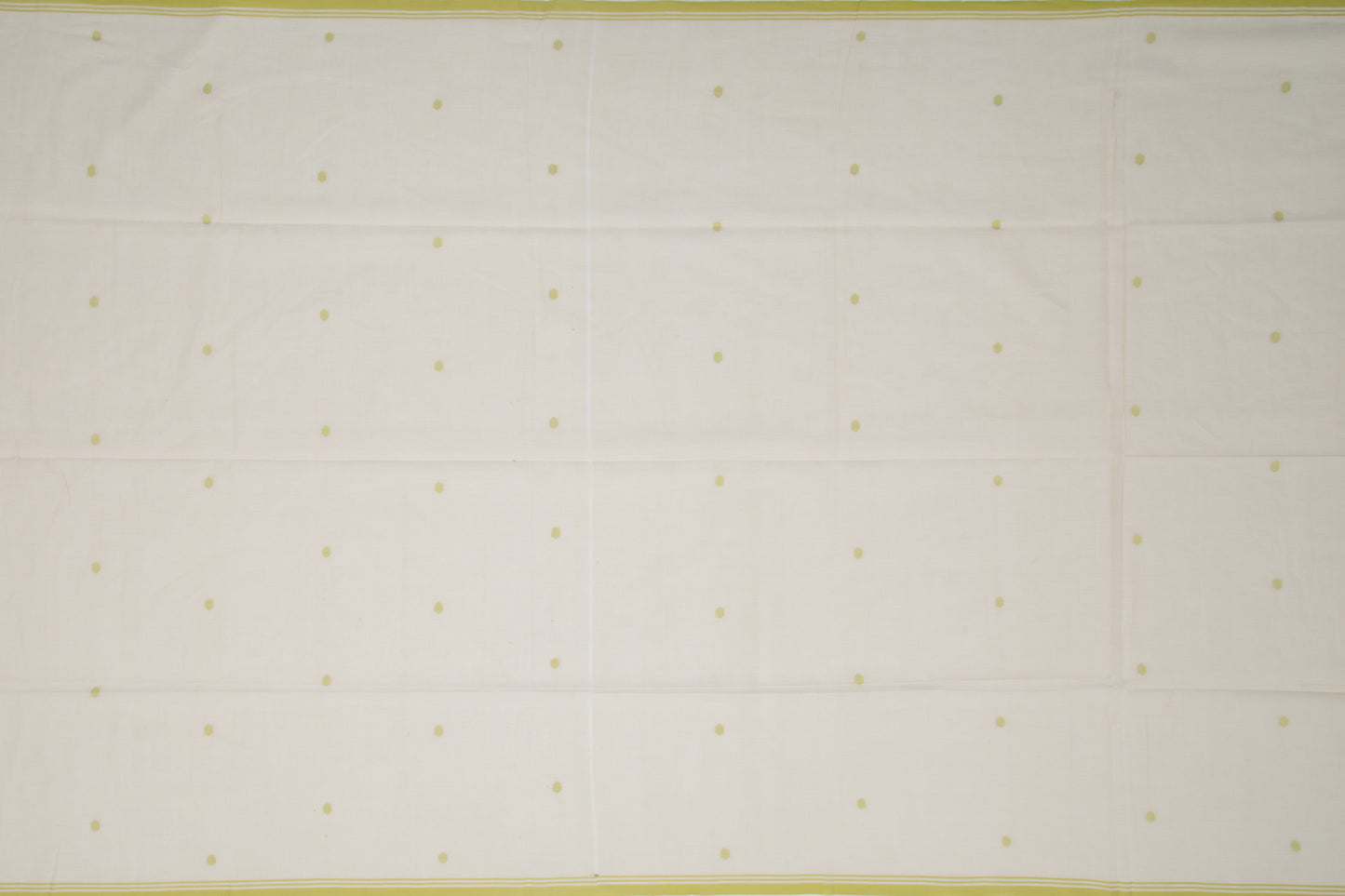 Phulia Cotton Butta Off White Saree