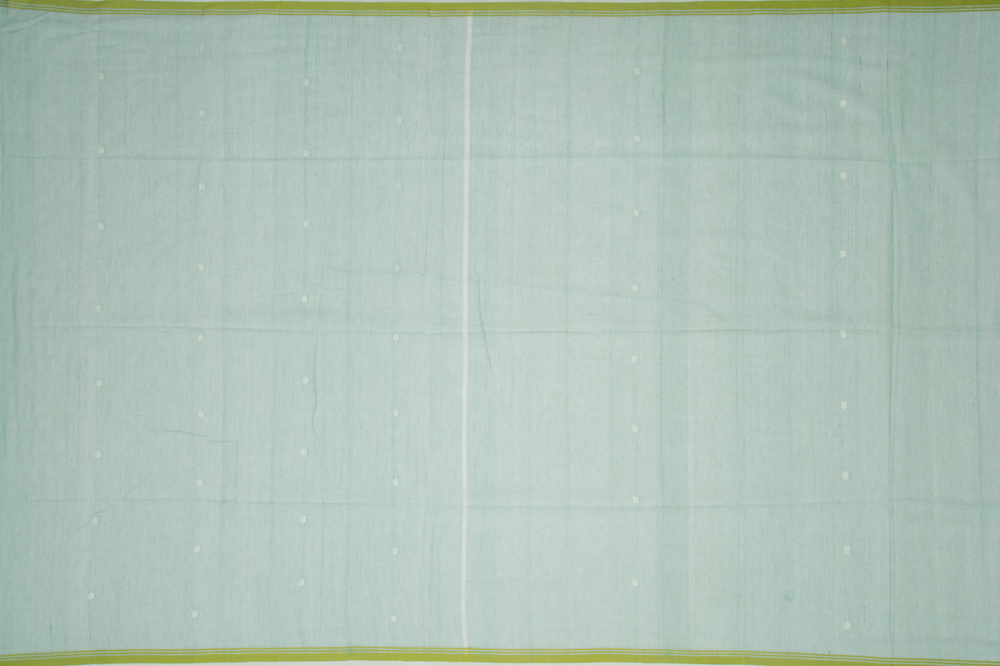 Phulia Cotton Butta Pastel Green Saree