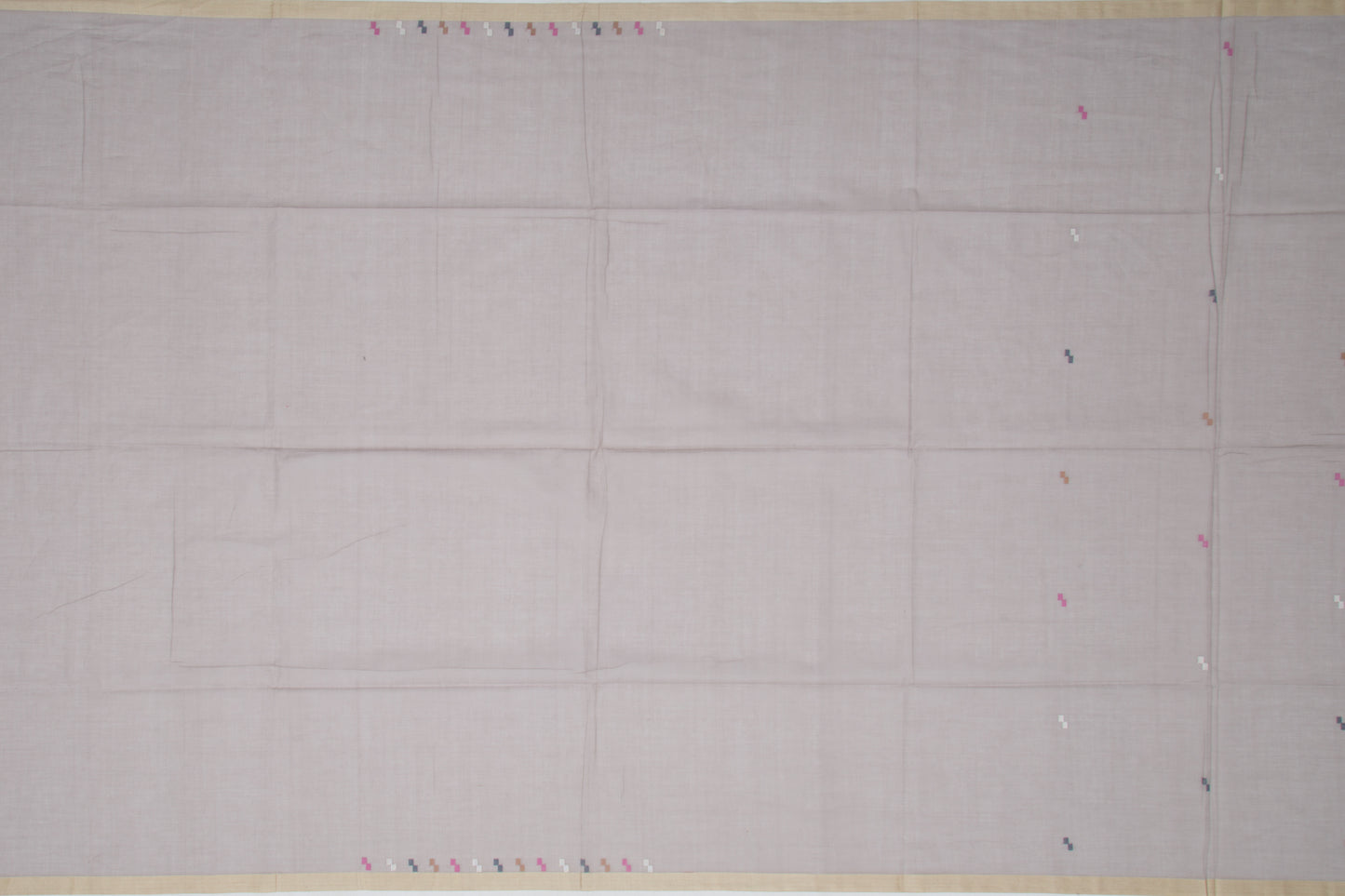 Phulia Cotton Butta Grey Saree