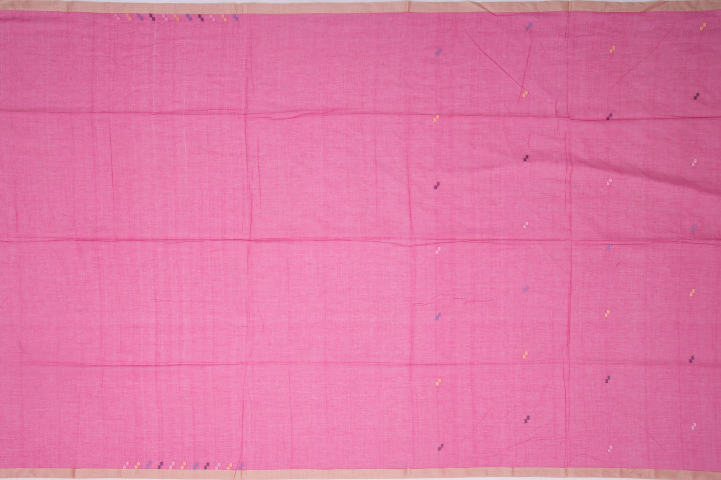 Phulia Cotton Butta Pink Saree