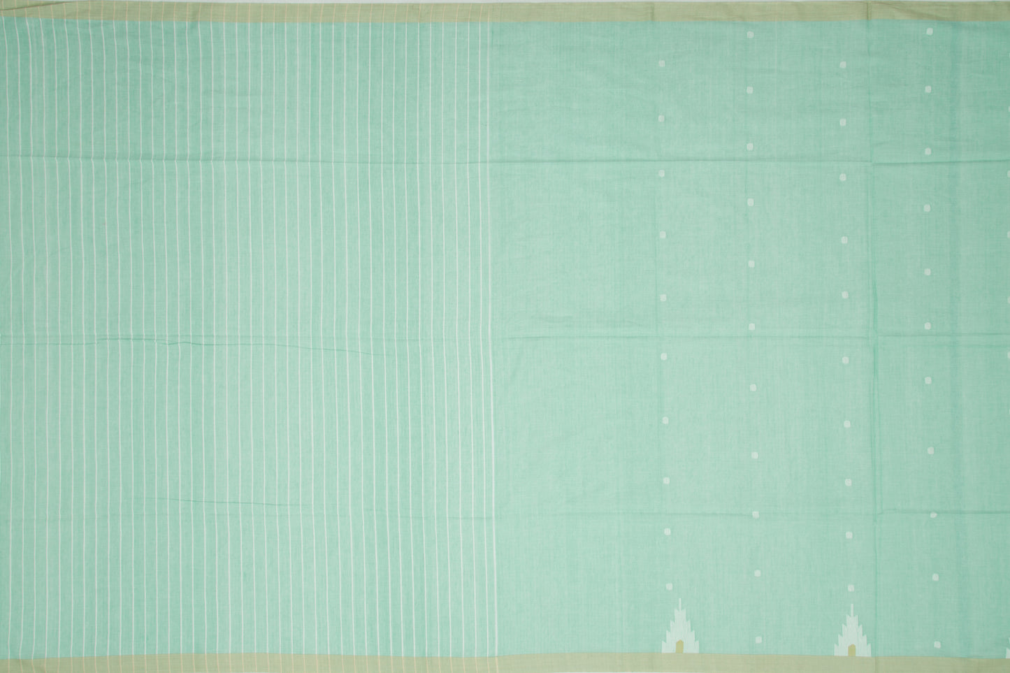 Phulia Cottton Butta Sky Blue Saree