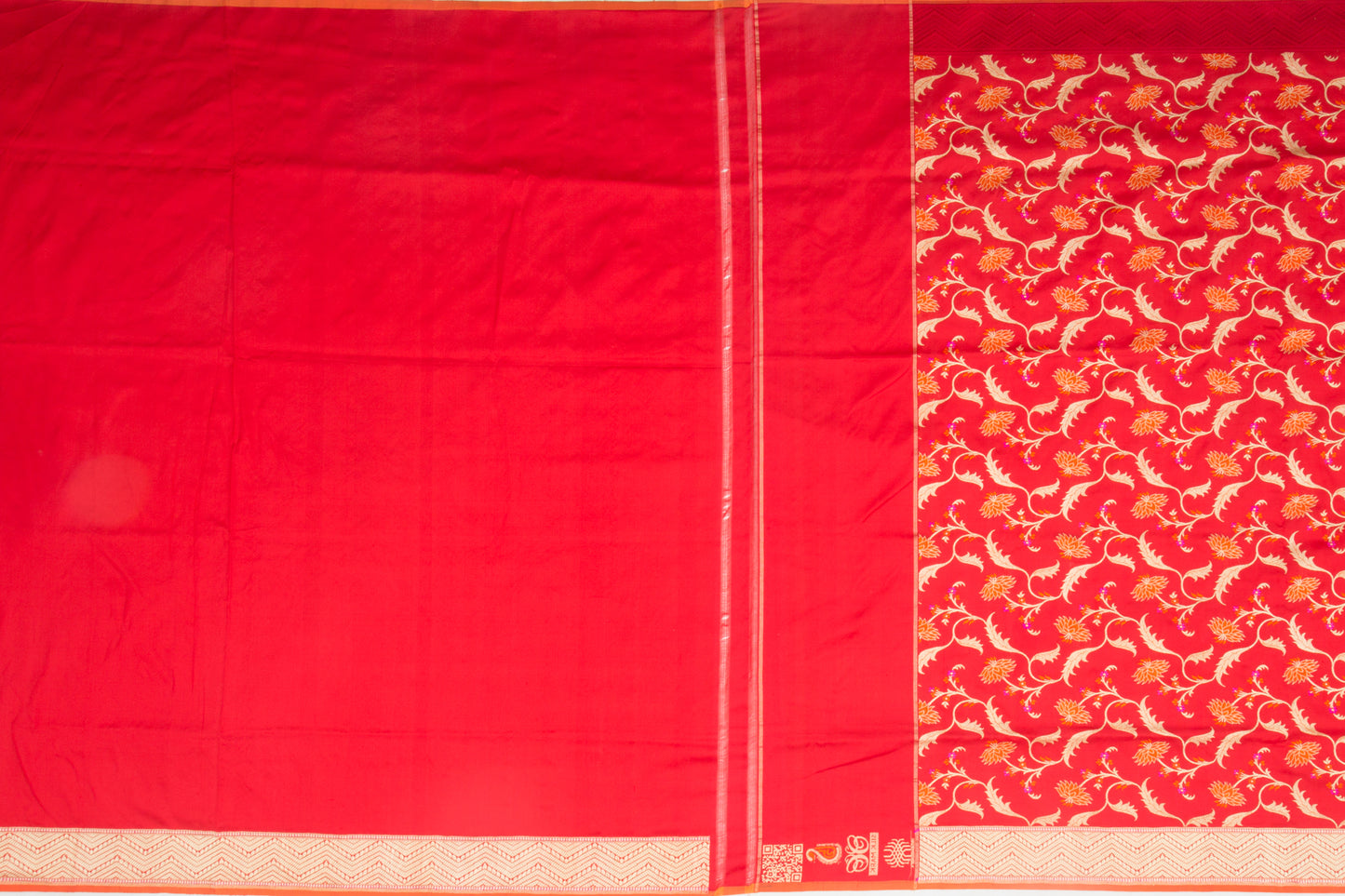 Banarasi Silk Kadwa Jaal Red Saree