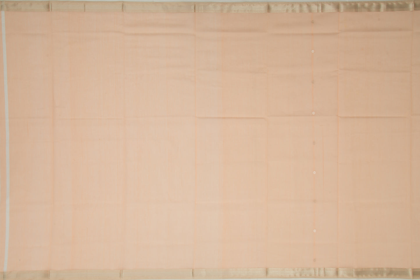 Maheshwari Cotton Butta Pastel Orange Saree