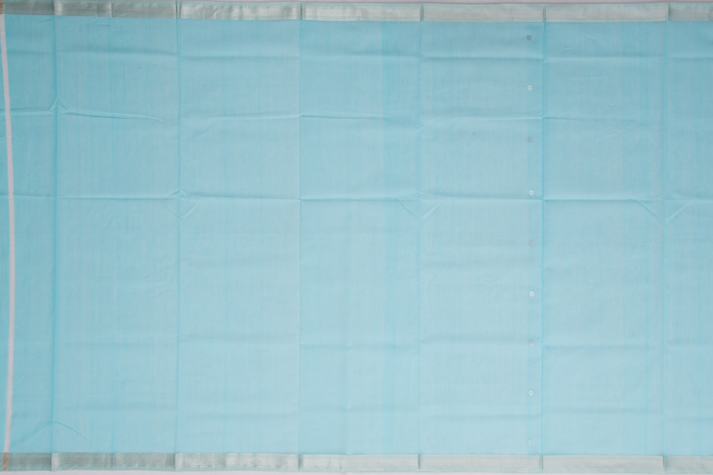 Maheshwari Cotton Butta Sky Blue Saree