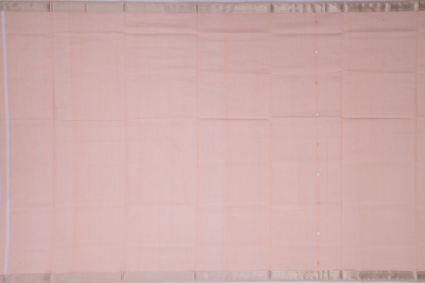 Maheshwari Cotton Butta Peach Saree