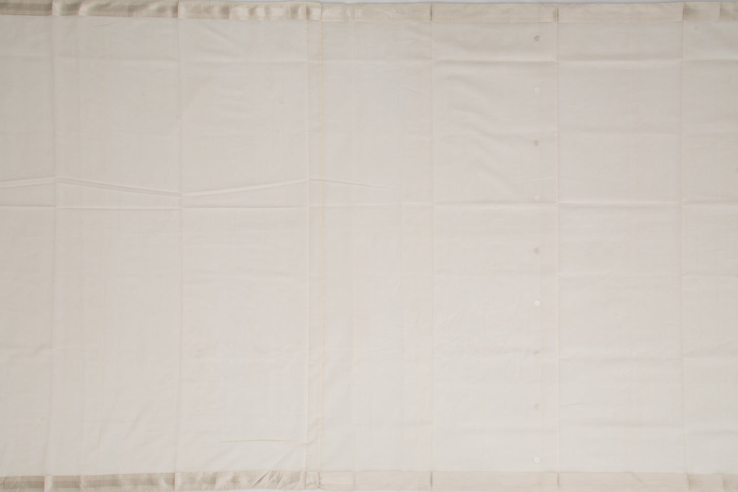 Maheshwari Cotton Butta Cream Saree