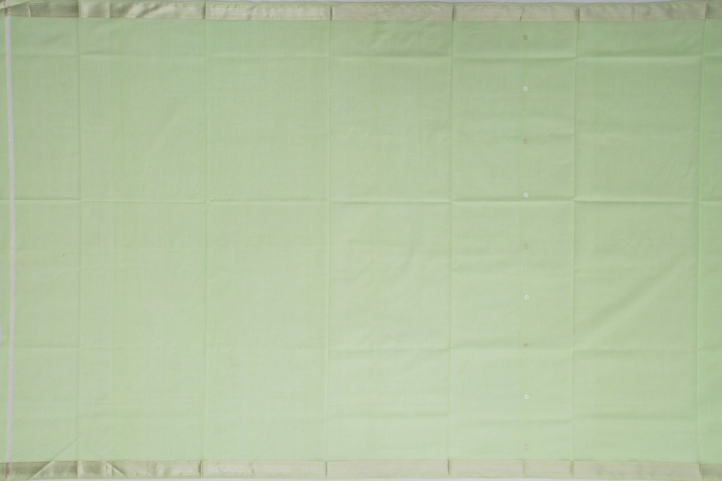 Maheshwari Cotton Butta Pista Green Saree