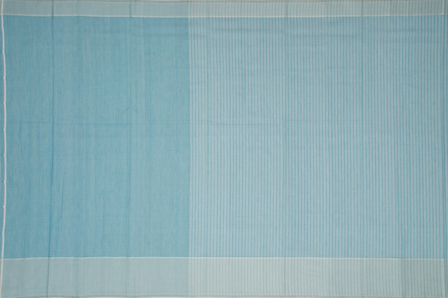 Maheshwari Cotton Checks Blue Saree