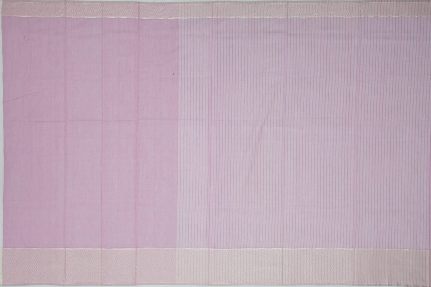 Maheshwari Cotton Checks Lavender Saree