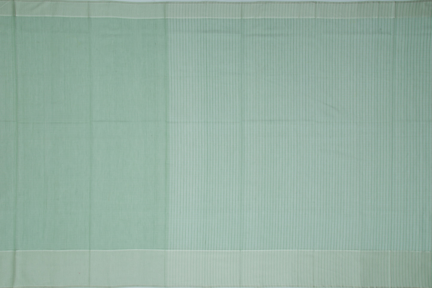 Maheshwari Cotton Checks Green Saree