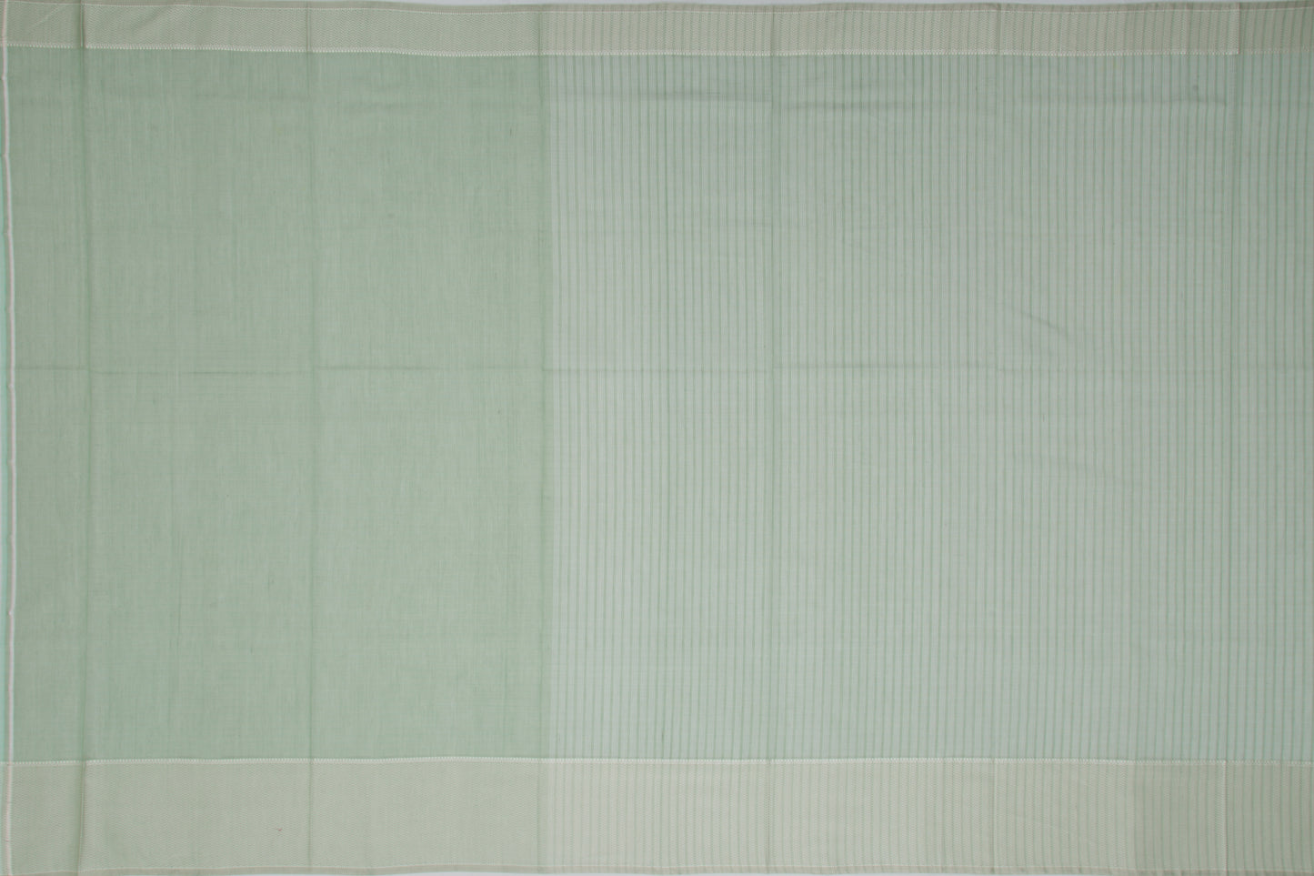 Maheshwari Cotton Checks Green Saree