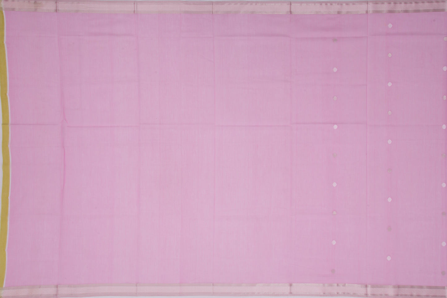 Maheshwari Cotton Butta Pink Saree