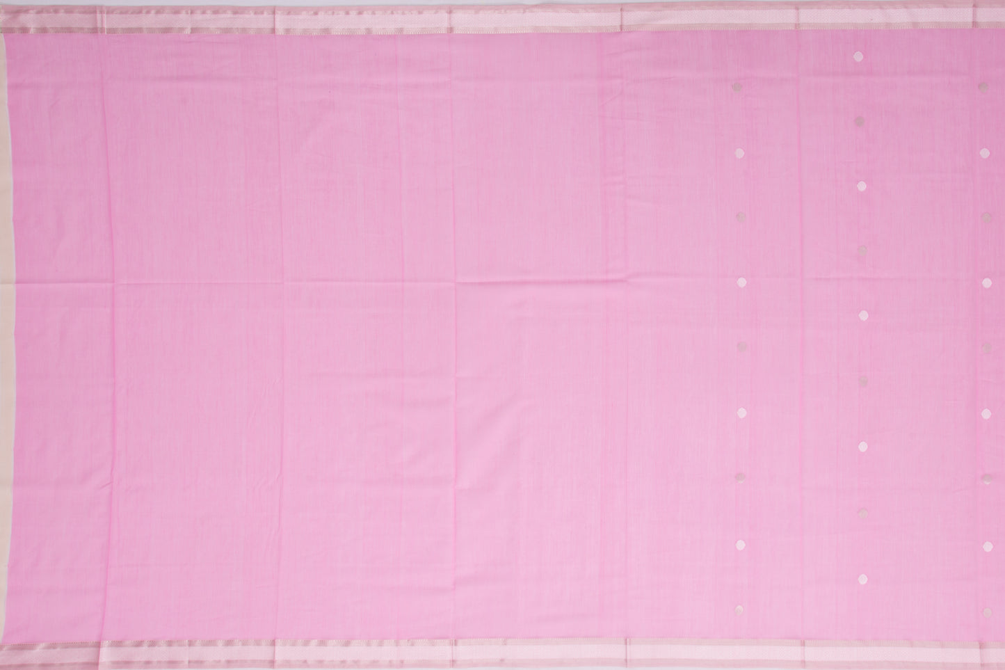 Maheshwari Cotton Butta Pink Saree