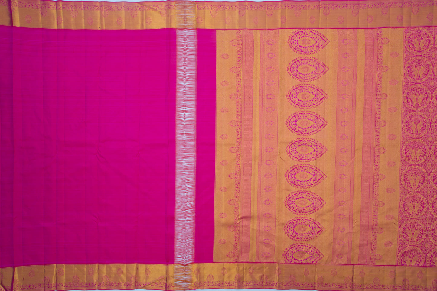 Taranga Kanchi Silk Brocade Pink Saree