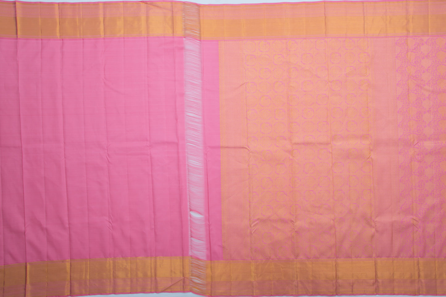 Taranga Kanchi Silk Brocade Pink Saree