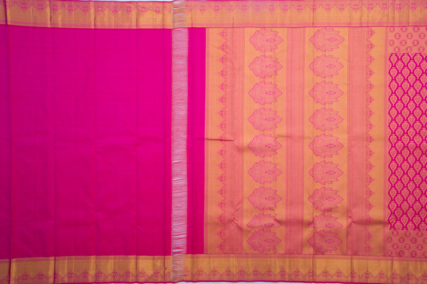 Taranga Kanchi Silk Brocade Pink Saree
