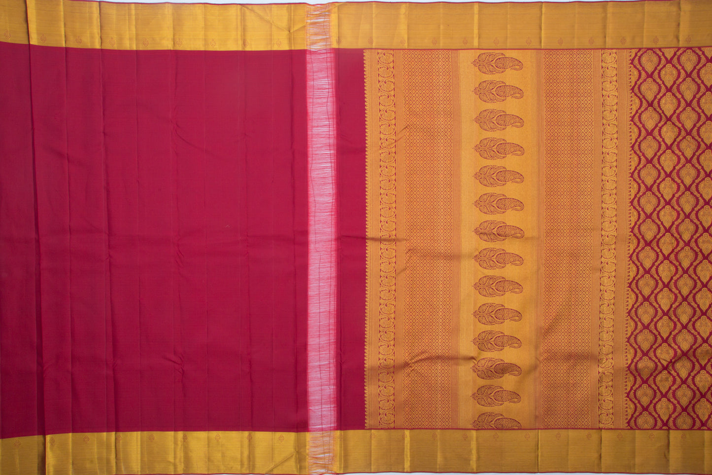 Taranga Kanchi Silk Brocade Maroon Saree