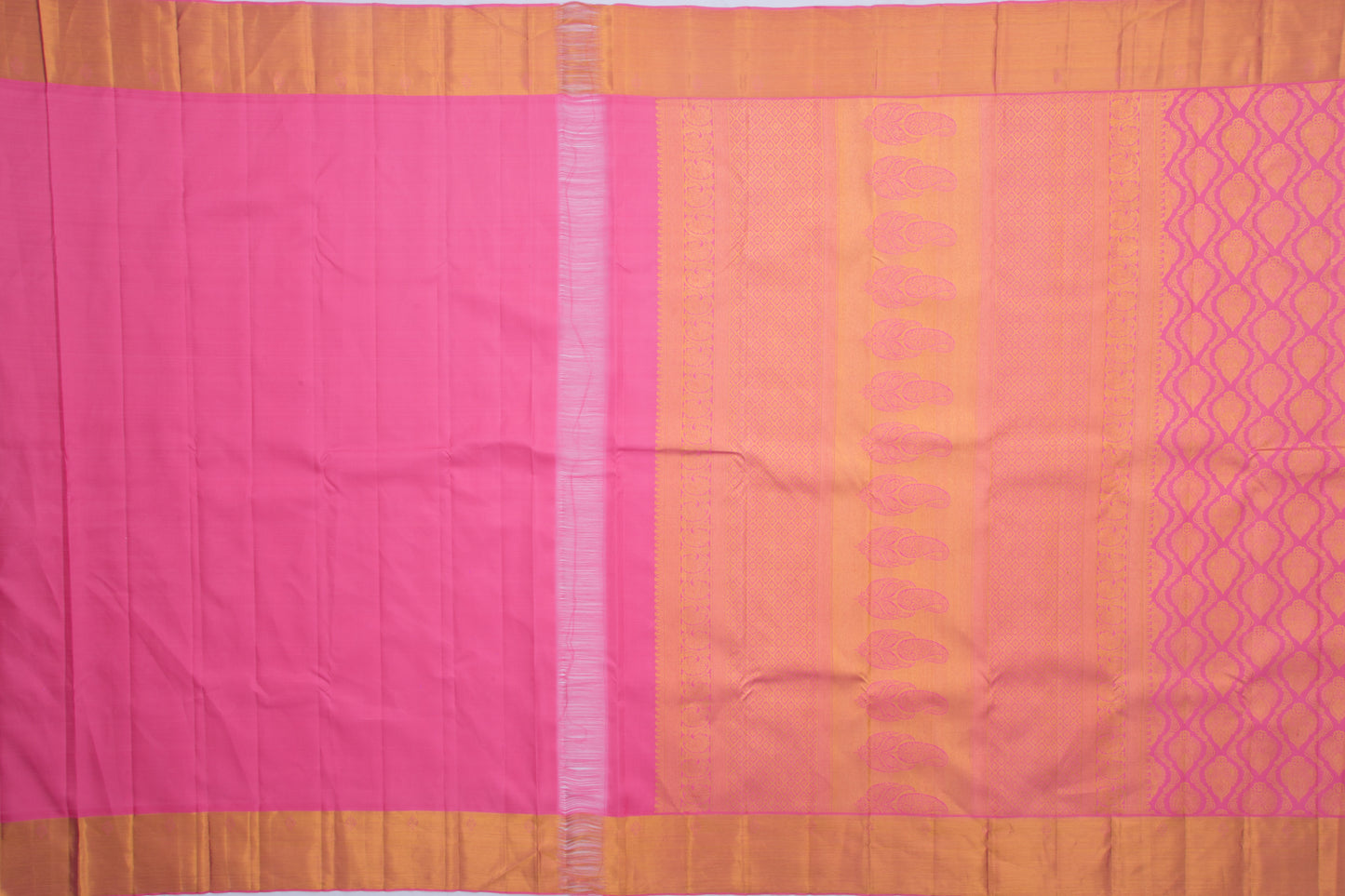 Taranga Kanchi Silk Brocade Pink Saree