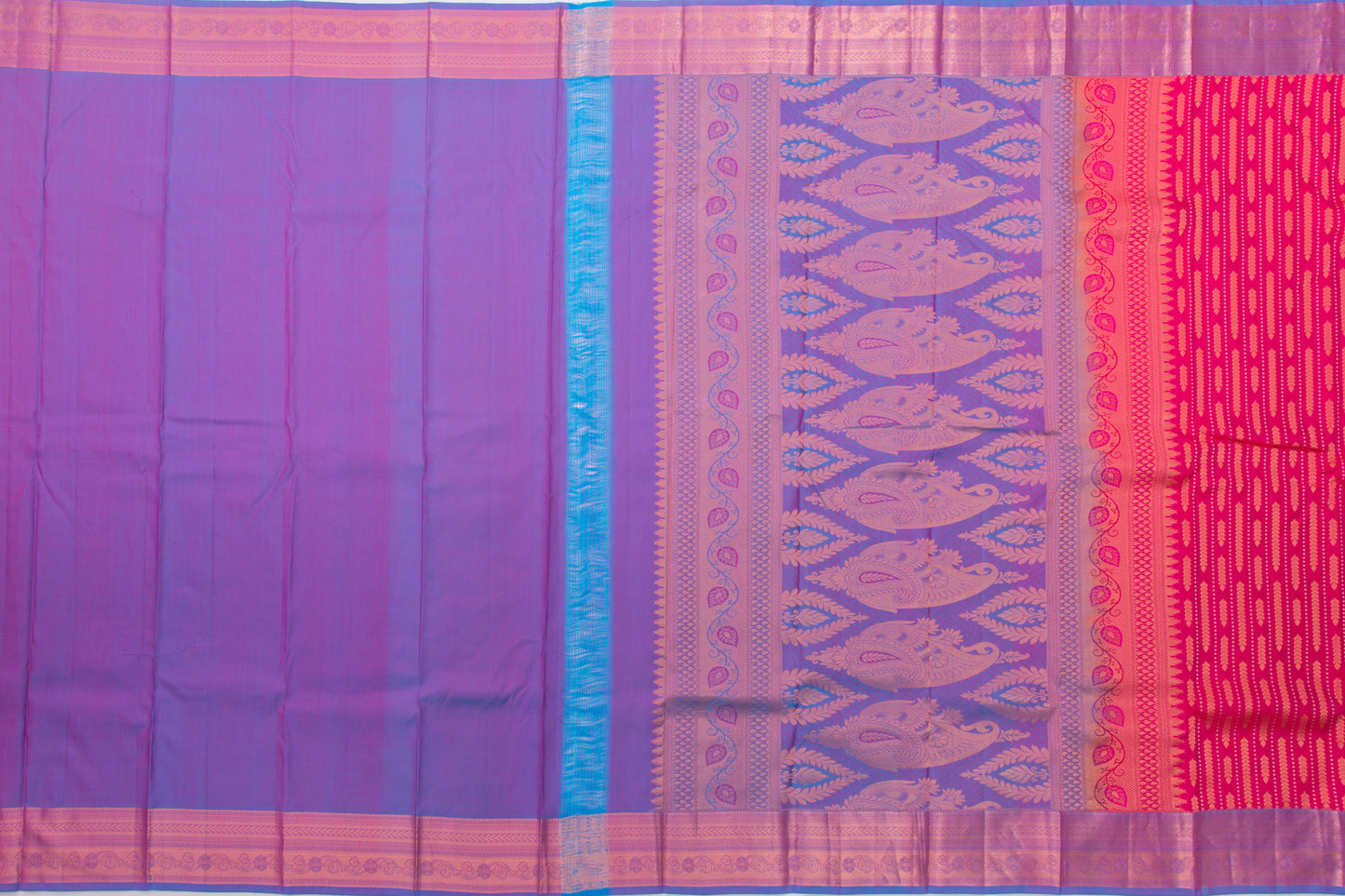 Taranga Kanchi Silk Brocade Pink Saree