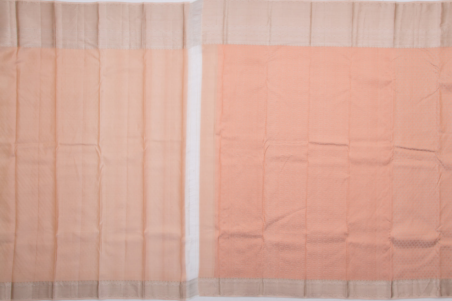 Taranga Kanchi Silk Jacquard Pastel Orange Saree