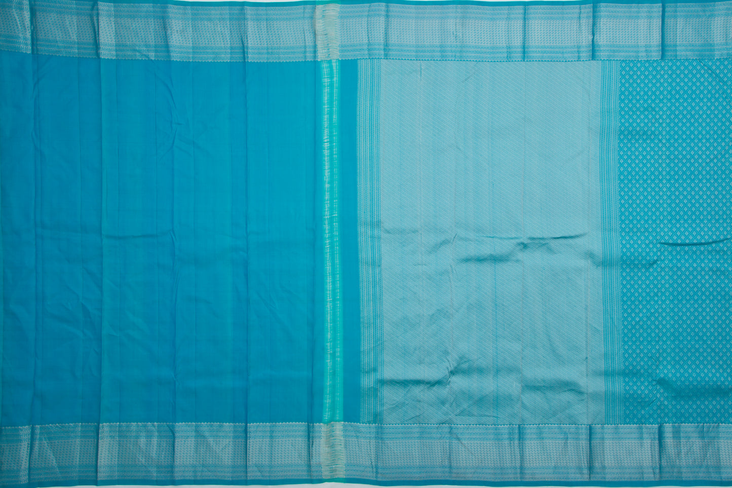 Taranga Kanchi Silk Brocade Sky Blue Saree