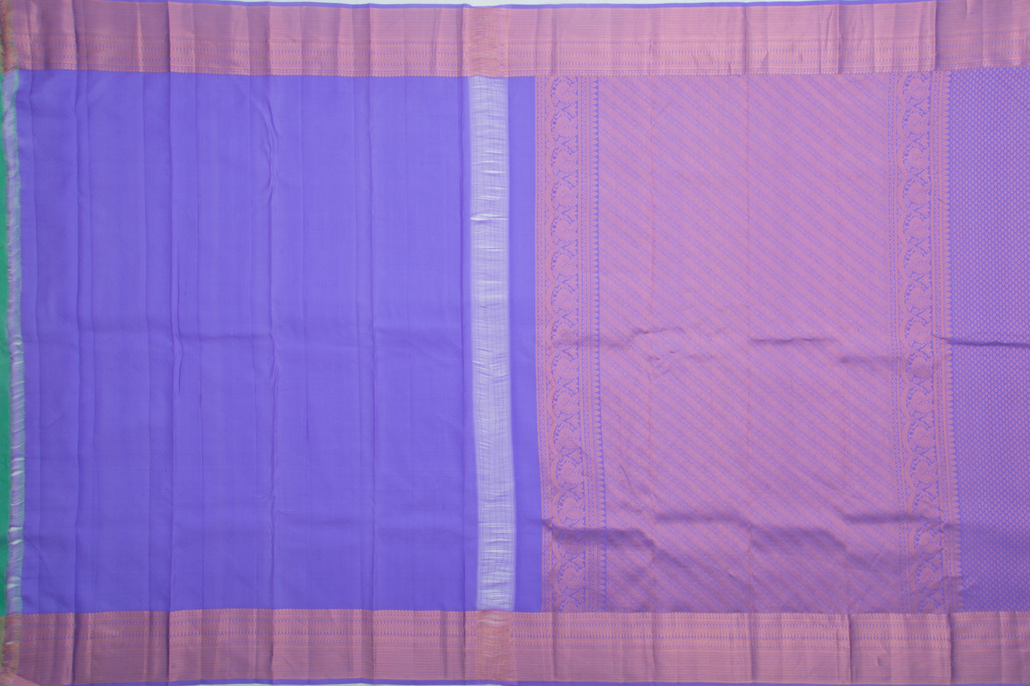 Taranga Kanchi Silk Brocade Violet Saree