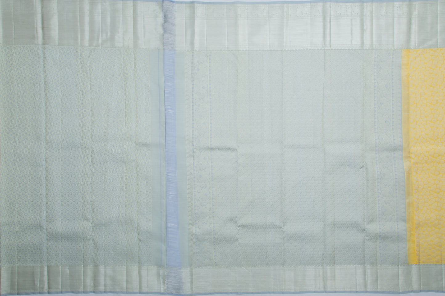 Taranga Kanchi Silk Brocade Yellow Saree